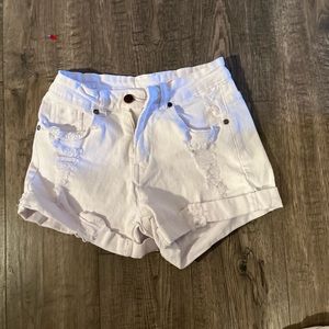 New white shorts